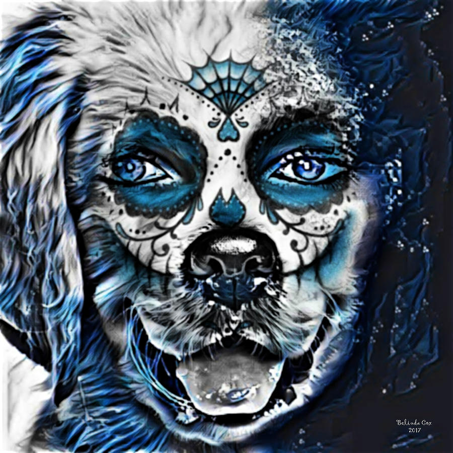 Human Puppy Skull Digital Art by Artful Oasis