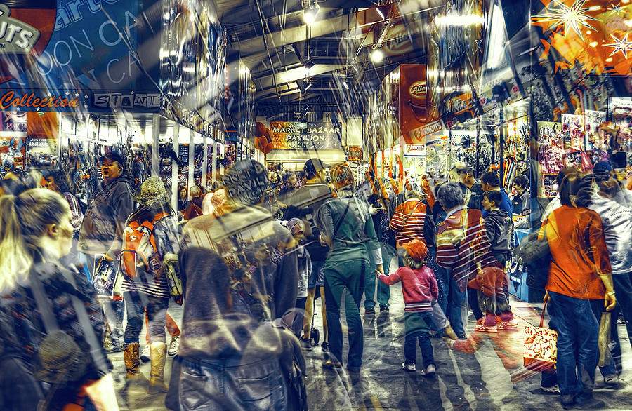 Abstract Photograph - Human Traffic by Wayne Sherriff