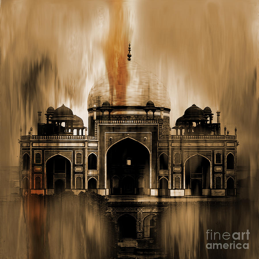 Humayun Tomb 01 Painting by Gull G