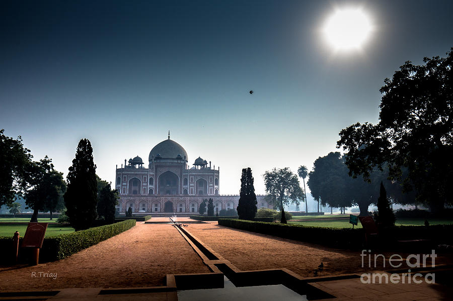 Sunrise over Humayuns Tomb Delhi India  Photograph by Rene Triay FineArt Photos