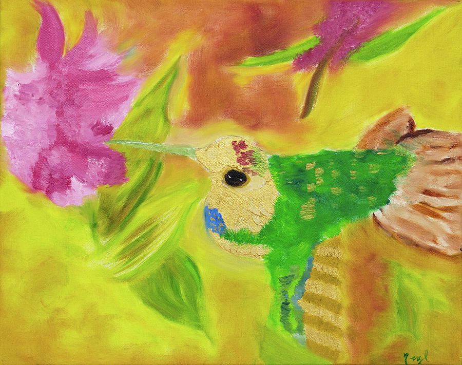 Humming Along Painting by Meryl Goudey