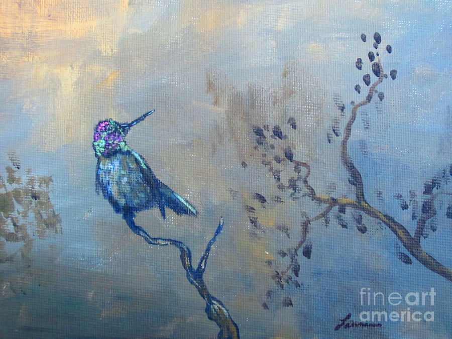Humming Bird Painting by Laurianna Taylor