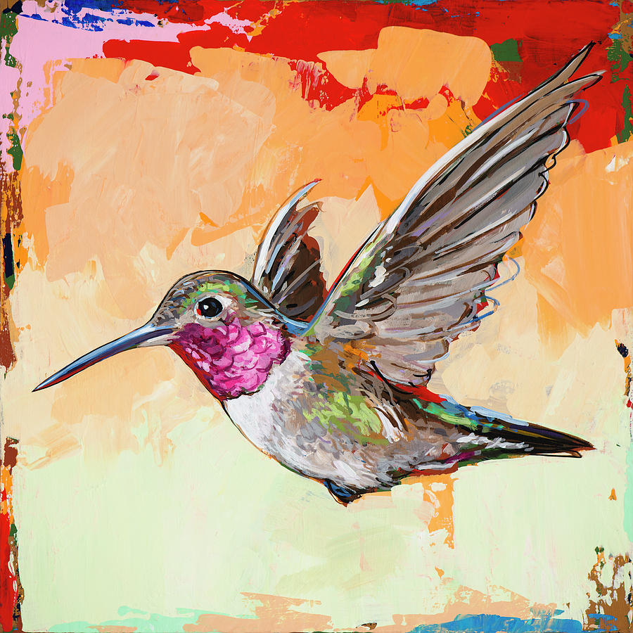 Hummingbird Painting - Hummingbird #13 by David Palmer