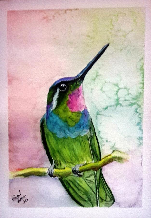 Hummingbird #2 Painting by Richard Benson