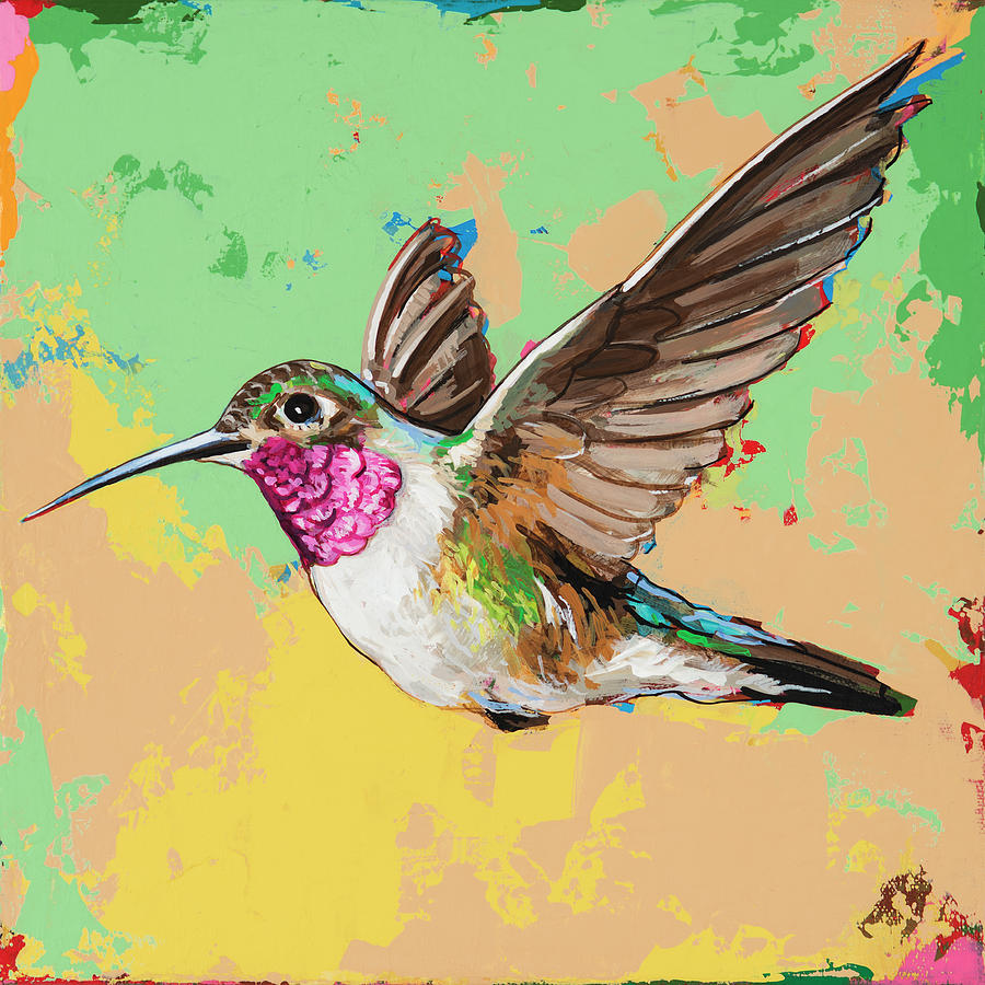 Hummingbird Painting - Hummingbird #21 by David Palmer