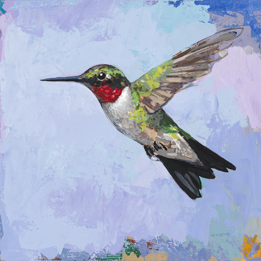 Hummingbird Painting - Hummingbird #3 by David Palmer