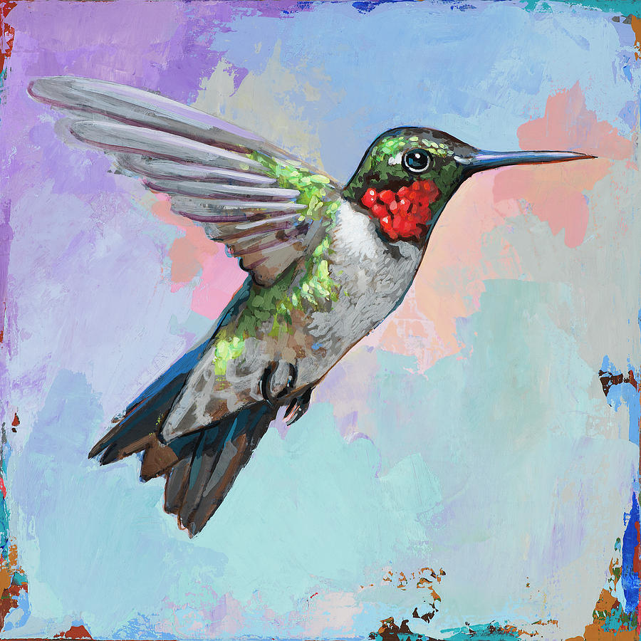 Hummingbird Painting - Hummingbird #4 by David Palmer