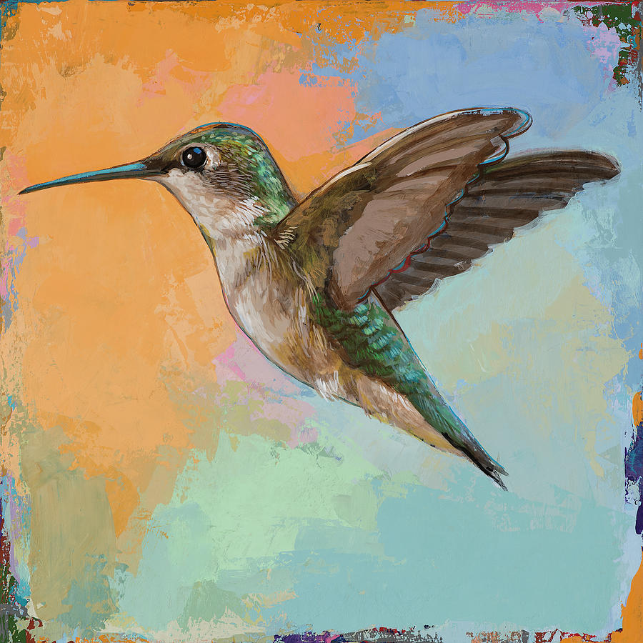 Hummingbird Painting - Hummingbird #5 by David Palmer