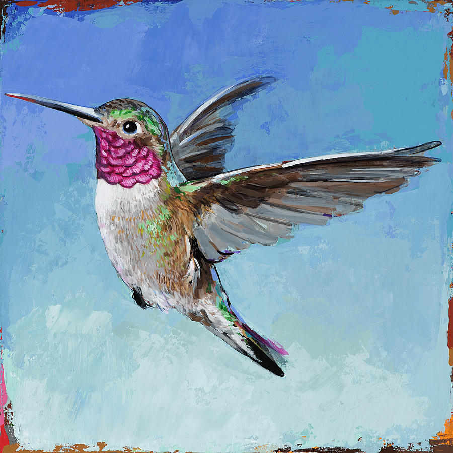 Hummingbird Painting - Hummingbird #6 by David Palmer