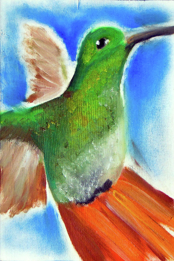 Hummingbird 63 Painting by Loretta Nash