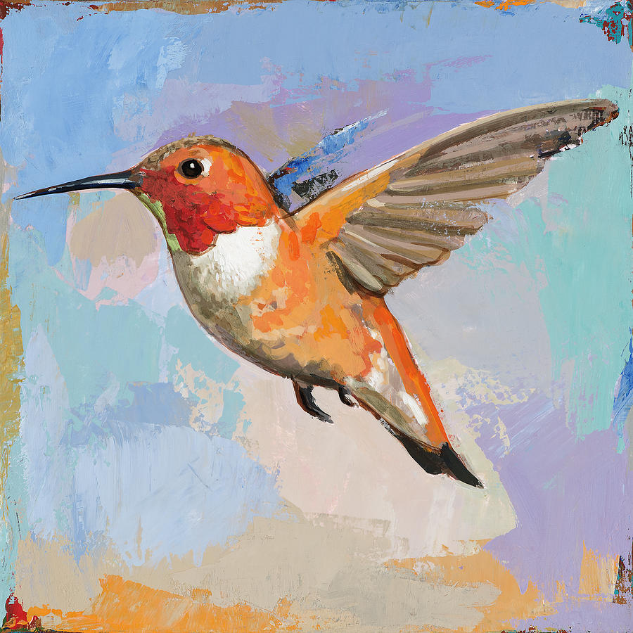 Hummingbird Painting - Hummingbird #7 by David Palmer