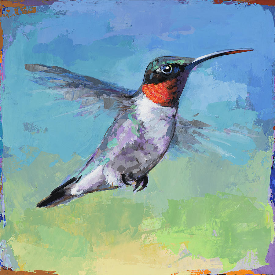 Hummingbird Painting - Hummingbird #8 by David Palmer