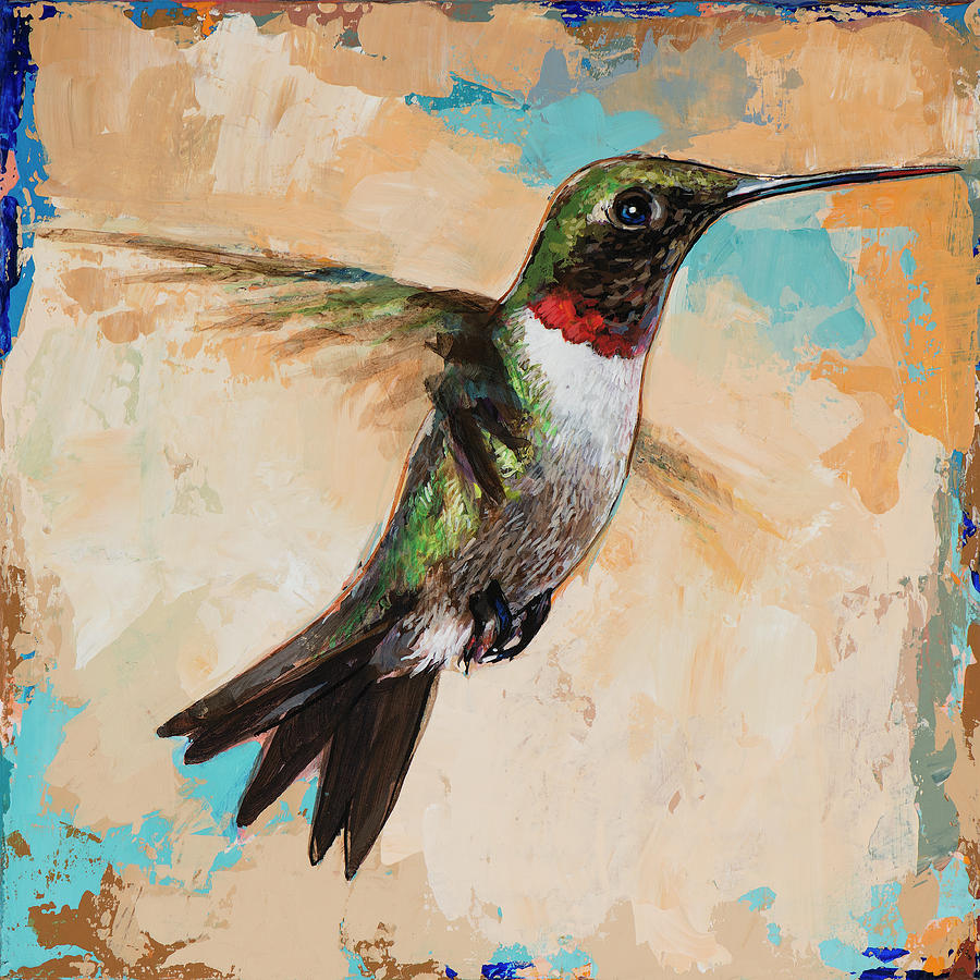 Hummingbird Painting - Hummingbird #9 by David Palmer