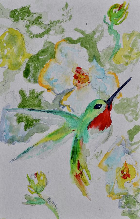 Hummingbird  Painting by Beverley Harper Tinsley