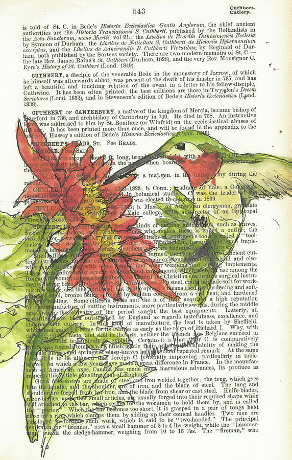 Hummingbird  Painting by Maria Hunt