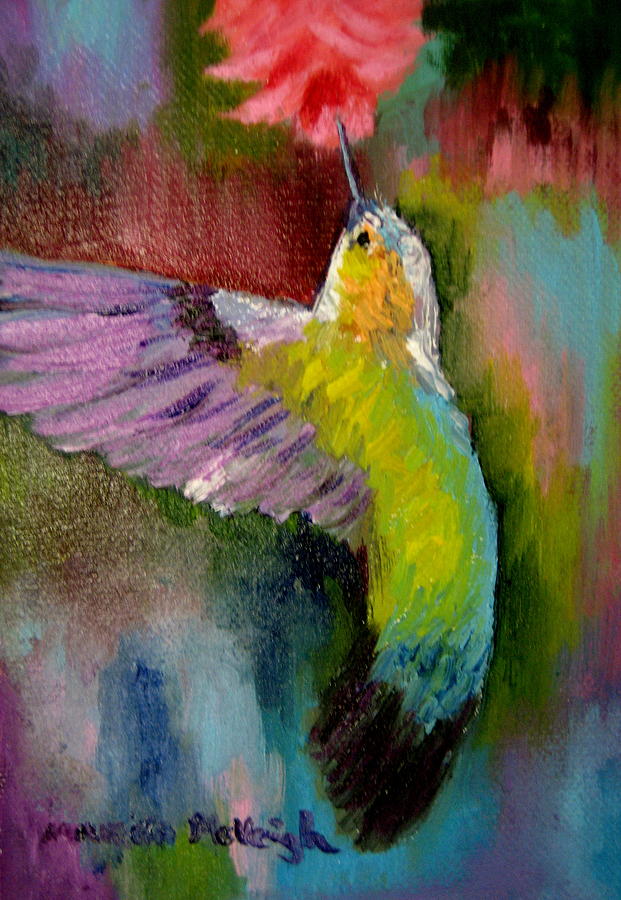 Hummingbird Painting - Hummingbird by Marita McVeigh