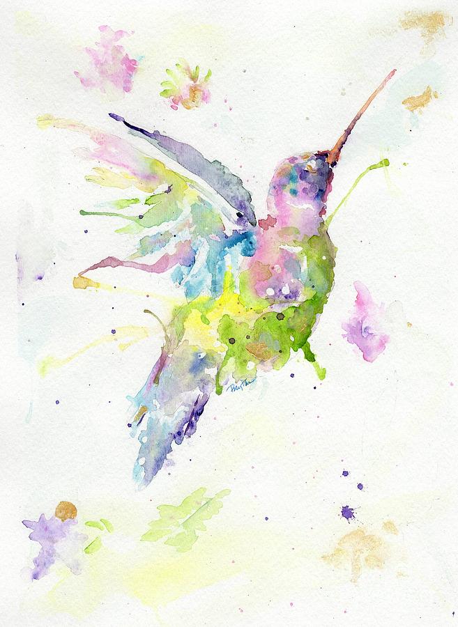 Hummingbird Painting by Blythe Quinn | Fine Art America