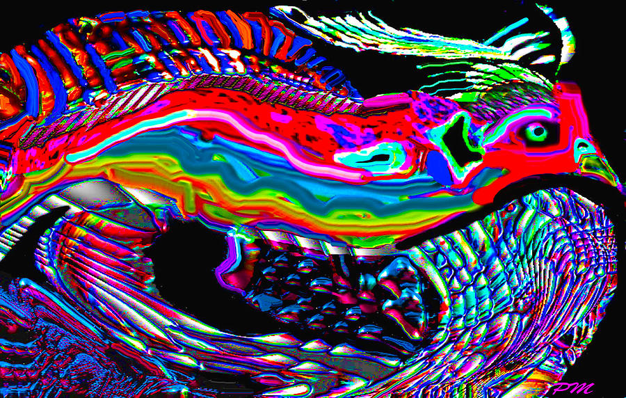 Humpback Bird Digital Art by Phillip Mossbarger