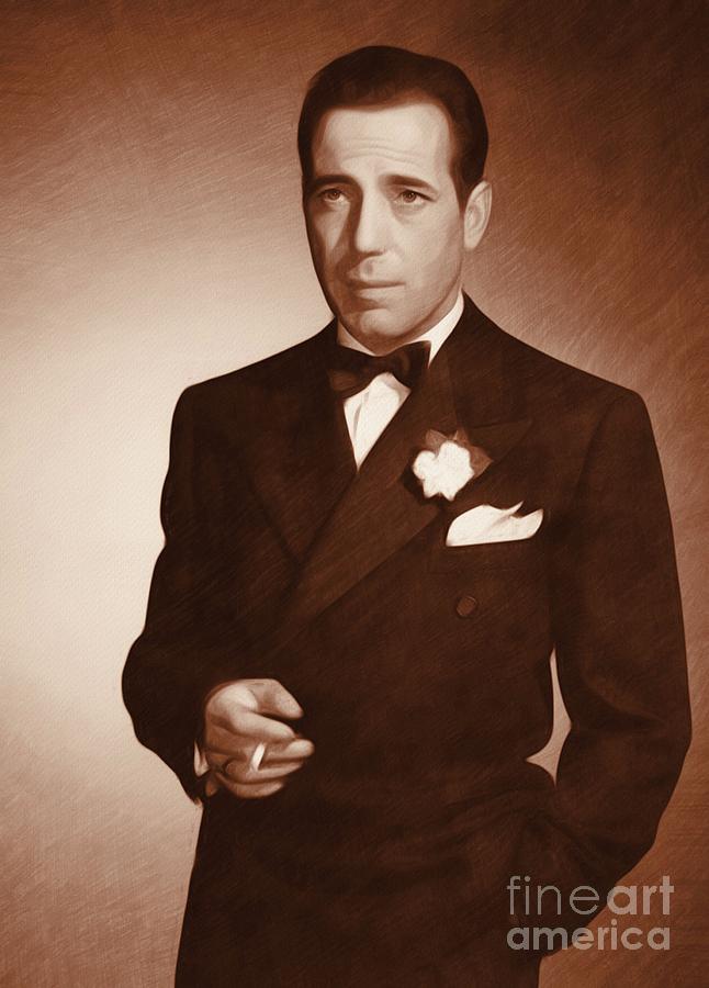 Humphrey Bogart, Actor Painting