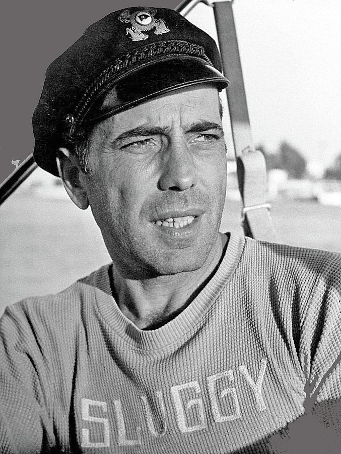 Humphrey Bogart  as the skipper of the powerboat Sluggy, c.1941-2016 Photograph by David Lee Guss