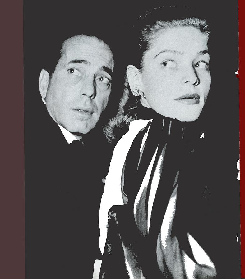 Humphrey Bogart Lauren Bacall Key Largo premiere New York July 1948-2016. Photograph by David Lee Guss