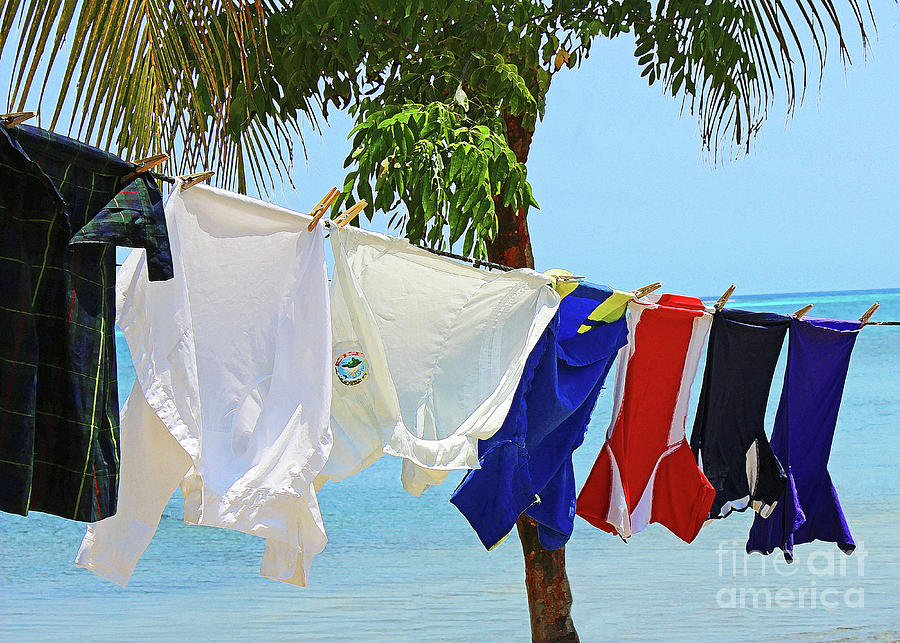 Hung Out to Dry Photograph by Steve C Heckman