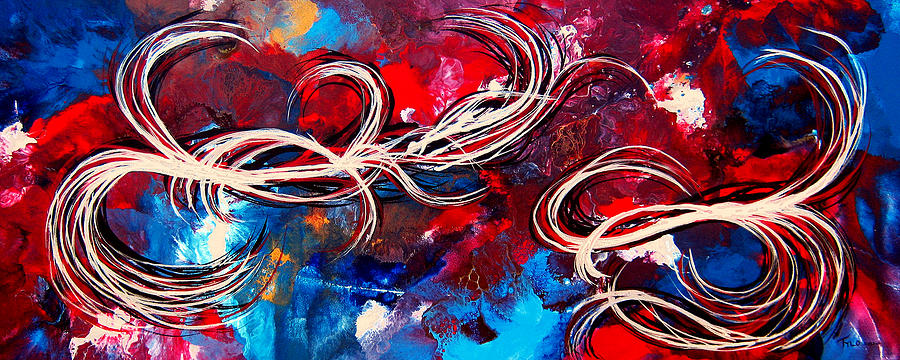 Contemporary Abstract Painting - Hung Up by Tylo Jacobs Contemporary Abstract Painting - Hung Up by Tylo Jacobs