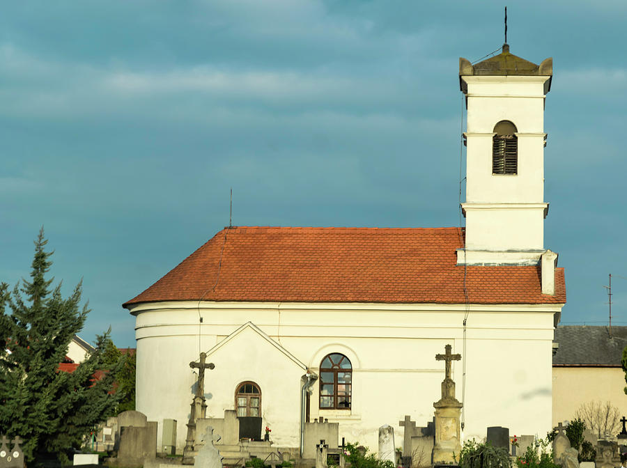 Hungarian Church and Cemetery Photograph by Steven Richman