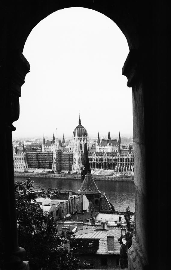  Hungary - Budapest B/W Photograph by Jacqueline M Lewis