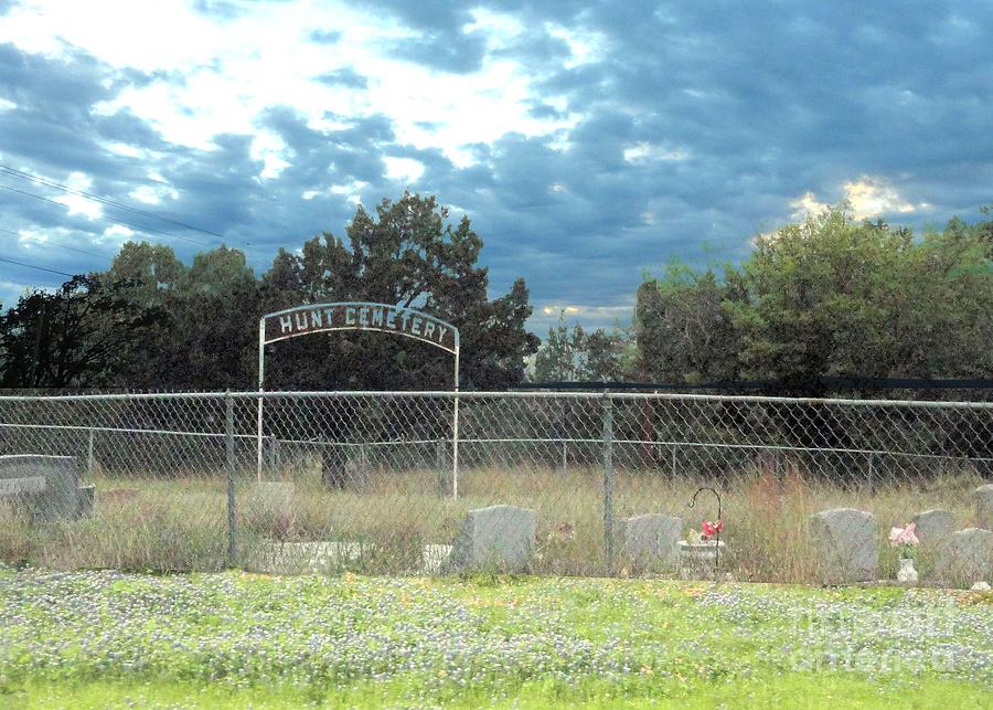 Hunt Cemetery near Liberty Hill Texas Photograph by Janette Boyd