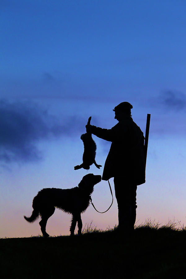 Hunter with Dog Photograph by Arterra Picture Library