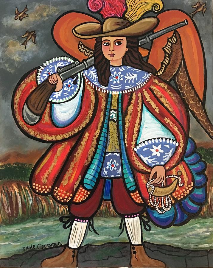 Hunting Angel Painting by Susie Grossman