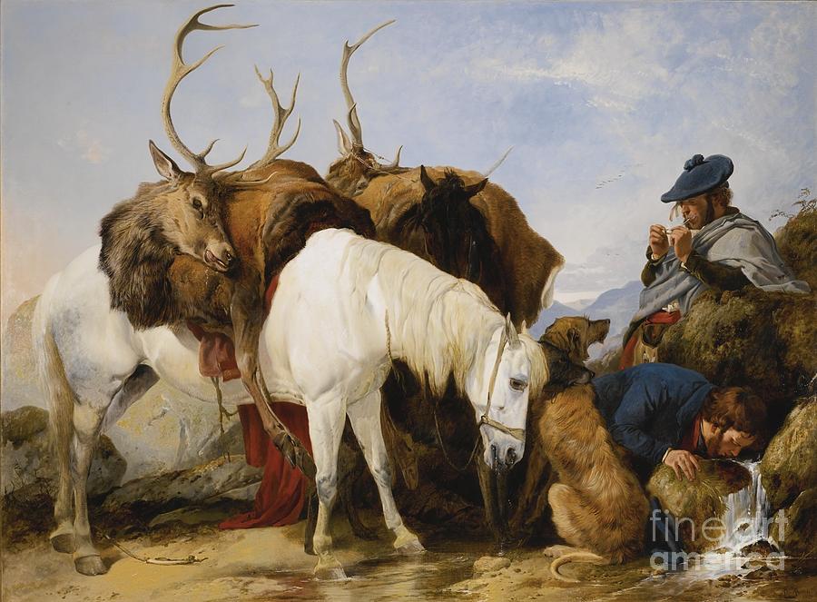 Hunting Painting by MotionAge Designs