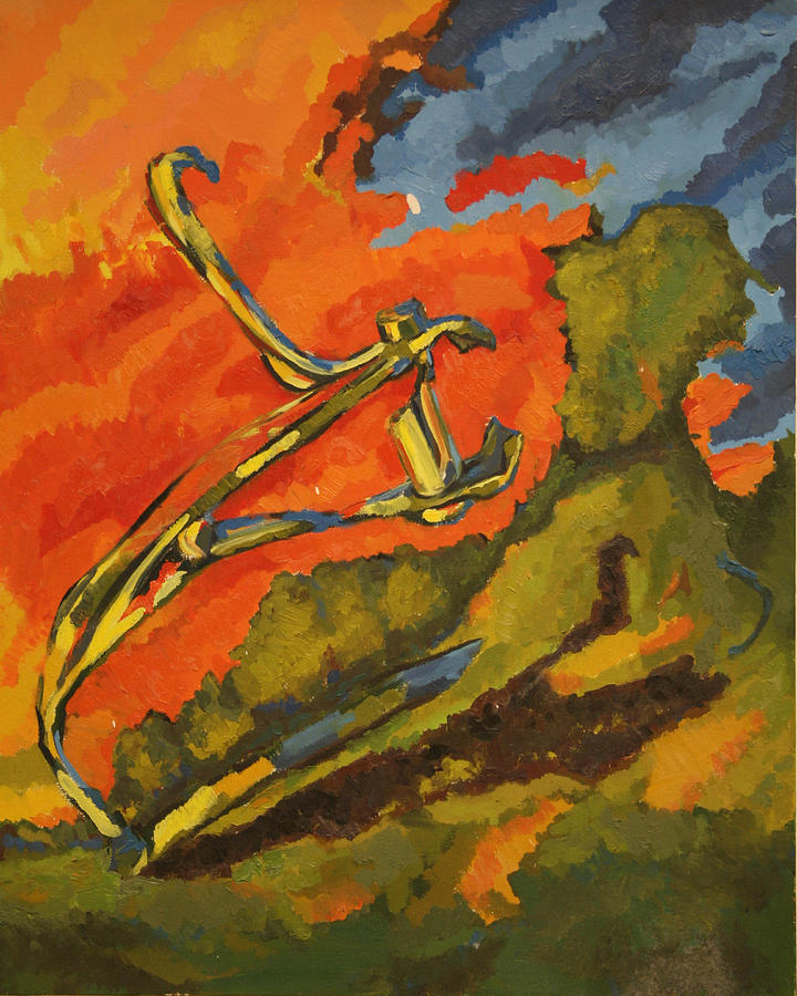 Abstract Painting - Hunting Clippers by Danielle Wilbert
