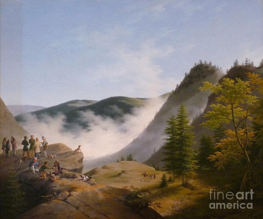 Hunting in the Vosges Painting by MotionAge Designs