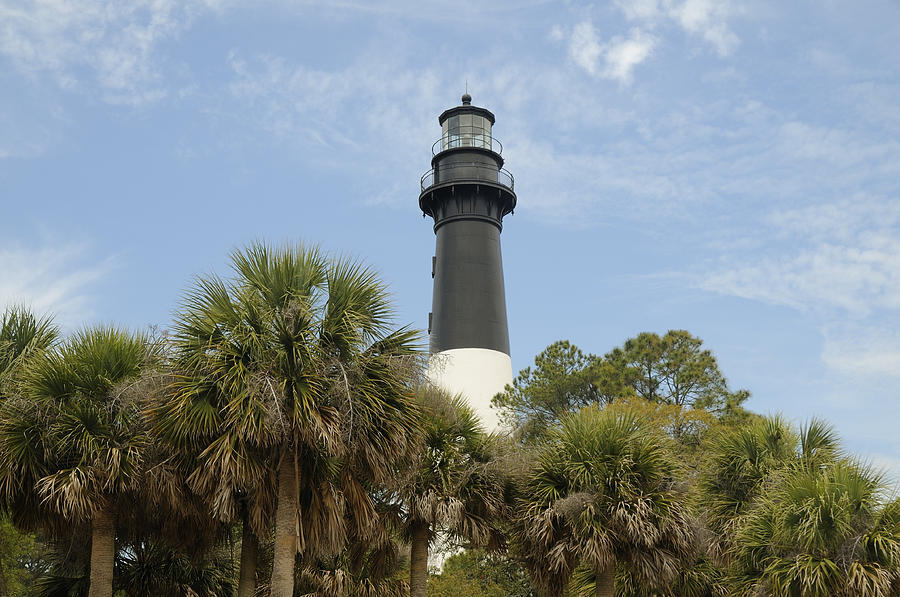Lighthouse Photograph - Hunting Island Lighthouse by Darrell Young