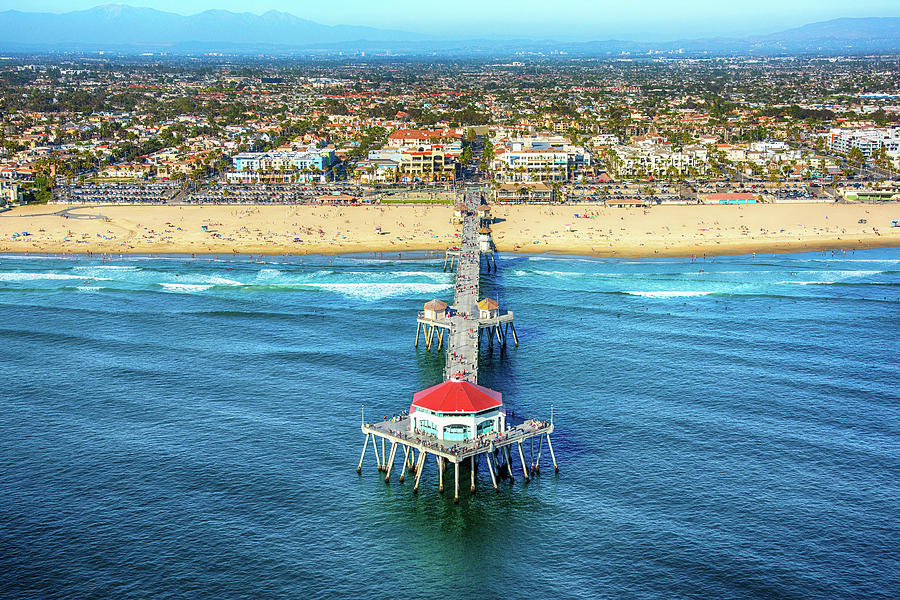 Huntington Beach Pier Photograph by Art Wager - Pixels
