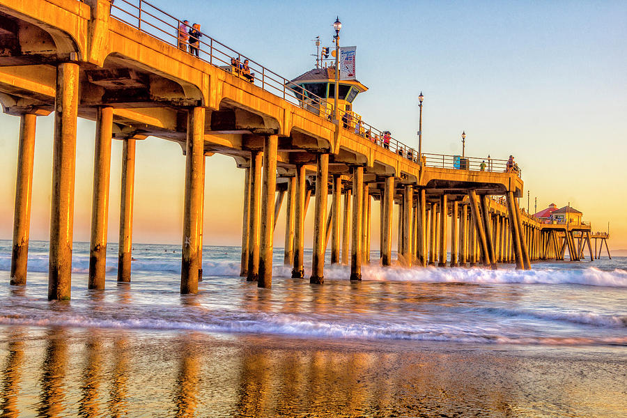 Huntington Beach Pier Photograph by Donald Pash - Fine Art America