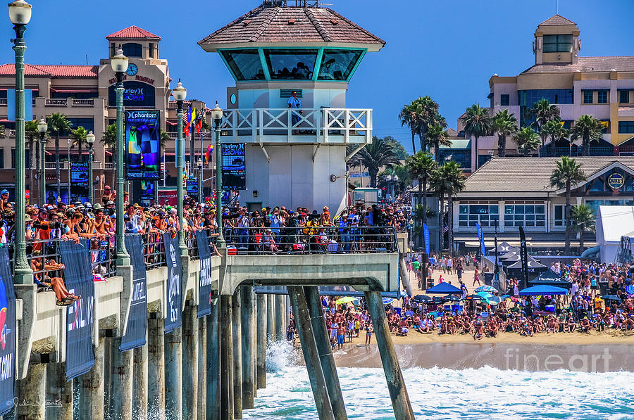 Huntington Beach Pier Photograph