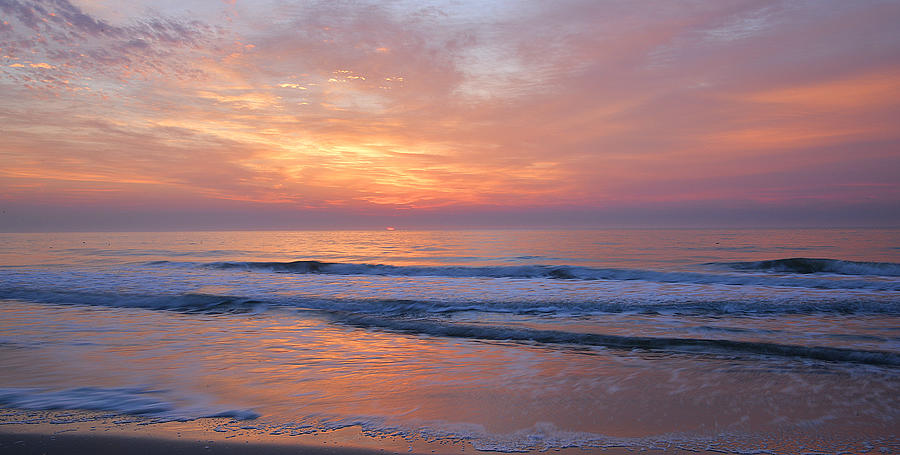 Huntington Beach Sunrise, NC Photograph by Alan Lenk
