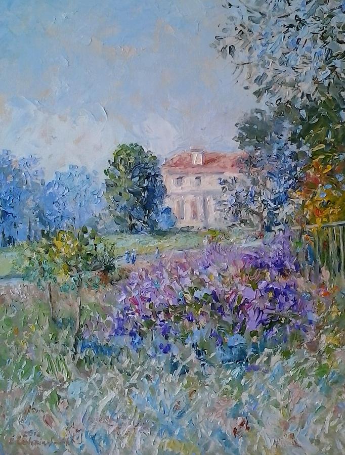 Huntington House San Marino USA Painting by Elinor Fletcher