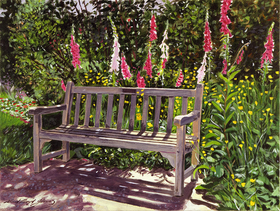 Garden Painting - Huntington Spring by David Lloyd Glover