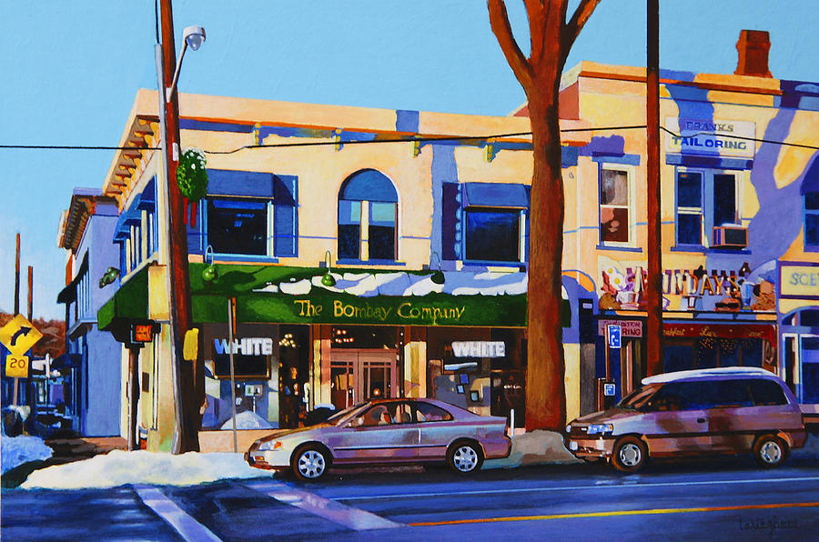 Huntington Painting - Huntington Village by John Tartaglione