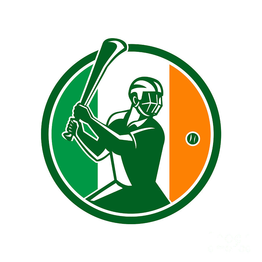 Hurling Ireland Flag Icon Aloysius Patrimonio 