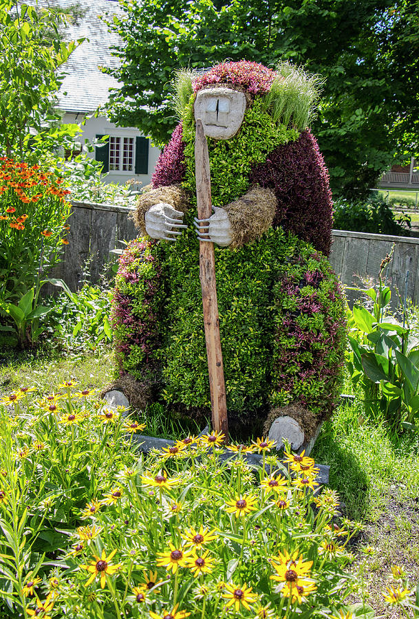 Huron Wendat Topiary Spirit Bear Photograph by Venetia Featherstone-Witty