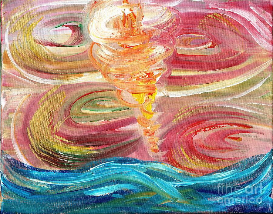 Hurricane Painting by Amanda Dinan