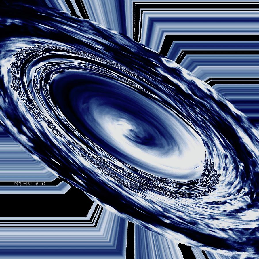 Hurricane in Space Abstract Photograph by DigiArt Diaries by Vicky B Fuller