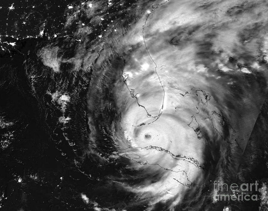 Hurricane Irma Infrared Digital Art