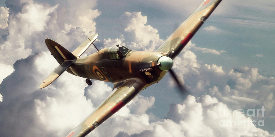 Hurricane On The Wing Digital Art by Airpower Art