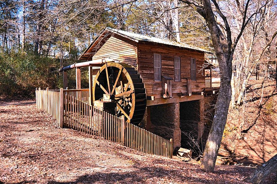 Architecture Photograph - Hurricane Shoals Gristmill by James Potts